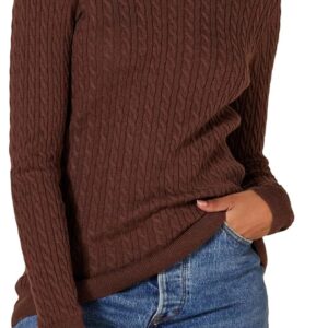 Lightweight Cable Crewneck